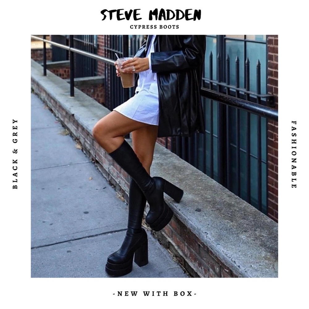 Steve Madden Cypress Platform Boots (NWB)